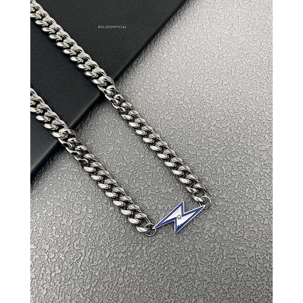 BOLSO สร้อยคอ รุ่น Blue Lightning