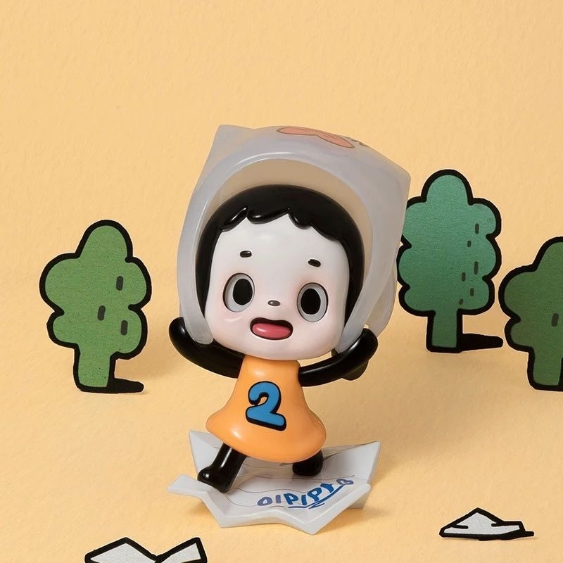 Popmart OIPIPPI JOYFULNESS กล่องสุ่ม ตุ๊กตา ของขวัญอินเทรนด์