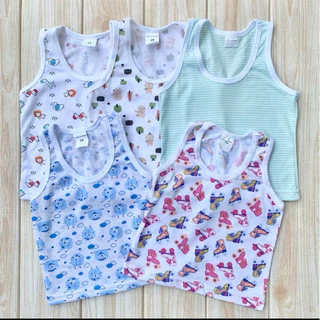 (เซ็ท4ตัว)เสื้อกล้าม เสื้อแขนกุด เสื้อเด็กแรกเกิด เด็ก1,2,3ขวบ