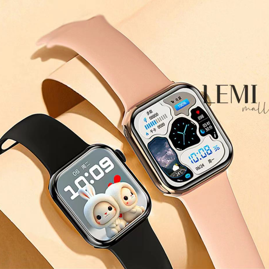 i watch IW9 mini สมาร์ทวอทช์ นาฬิกาข้อมือ นาฬิกาสมาร์ทวอทช์ ขนาด 41 mm หน้าจอคมชัด ทัชกรีนลื่น เมนูไ