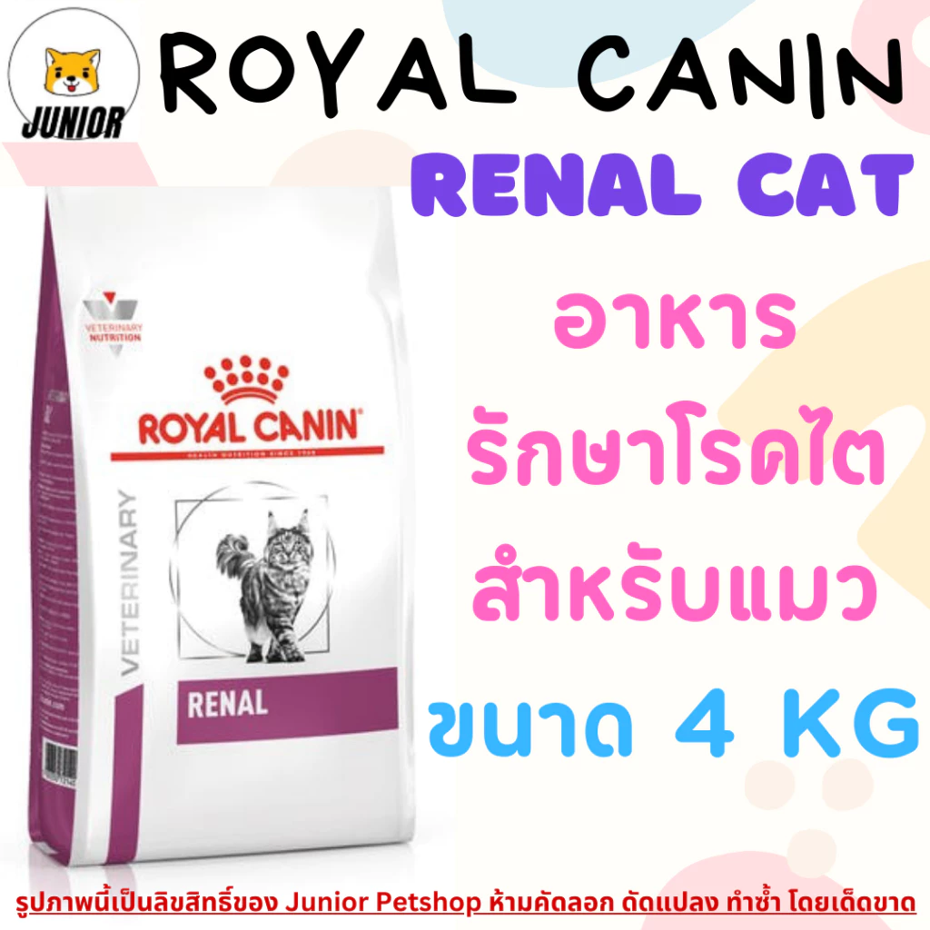 Royal Canin Renal cat 4 kg อาหารแมวโรคไต 4 กิโลกรัม