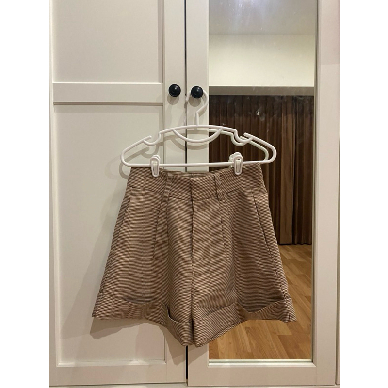 STUDIO UNKNOWN - nori shorts BROWN SHINORI