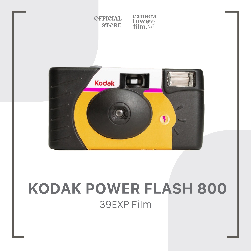 กล้องฟิล์มใช้แล้วทิ้ง KODAK POWER FLASH 800 39EXP FILM