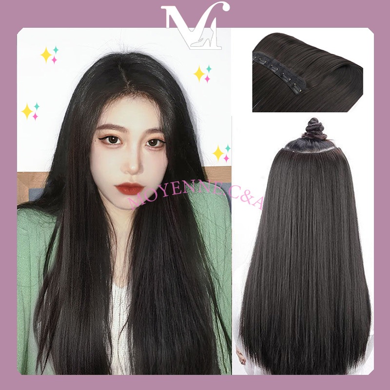 [พร้อมส่งจากไทย]ลวดอุณหภูมิสูงสำหรับผมยาว เหมาะกับทุกสีผิว ผมปลอมแบบหนีบ มีหลายสีให้เลือก