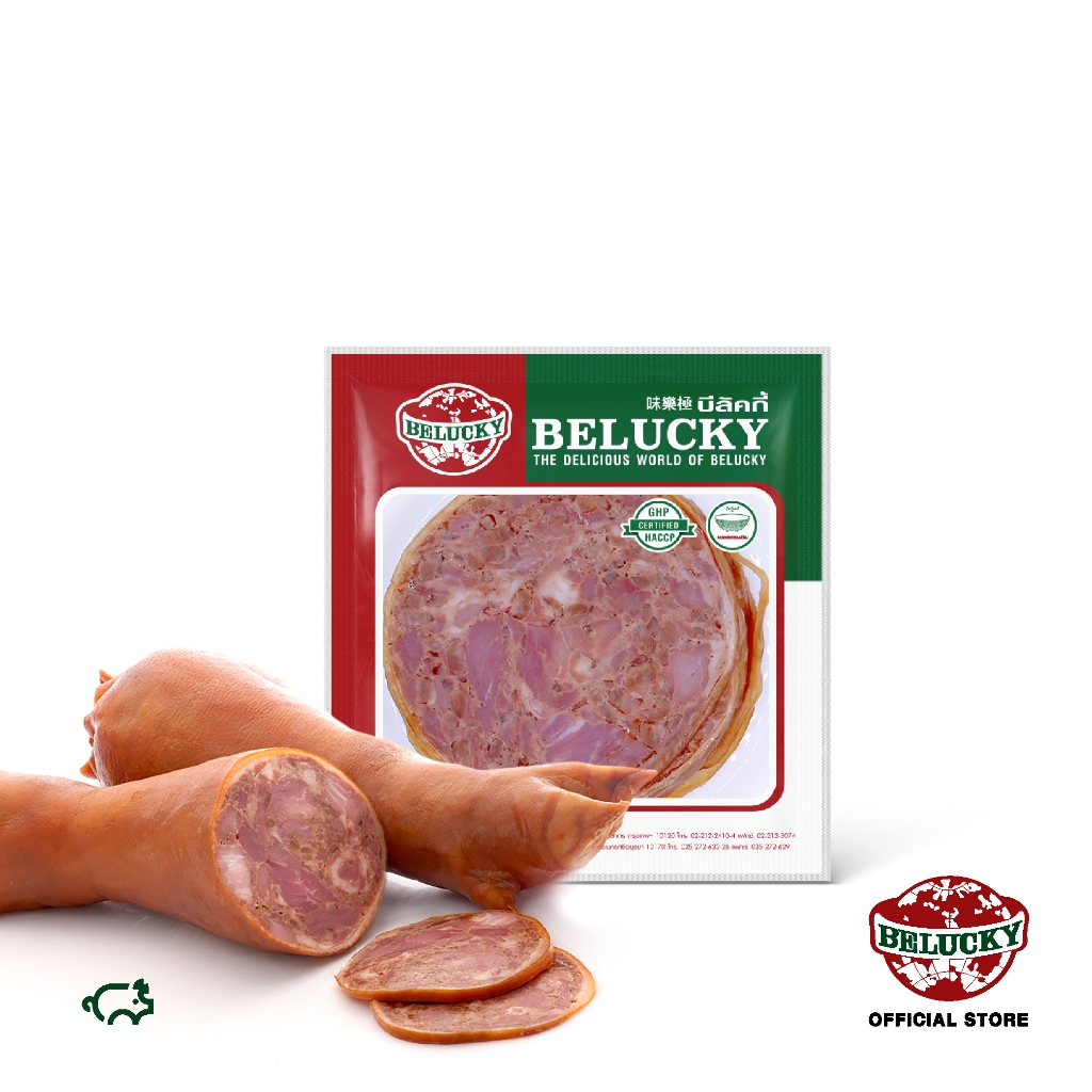 Belucky บีลัคกี้ Chinese Stuffed Pork Leg ขาหมูยัดไส้ ( Sliced 150 g )