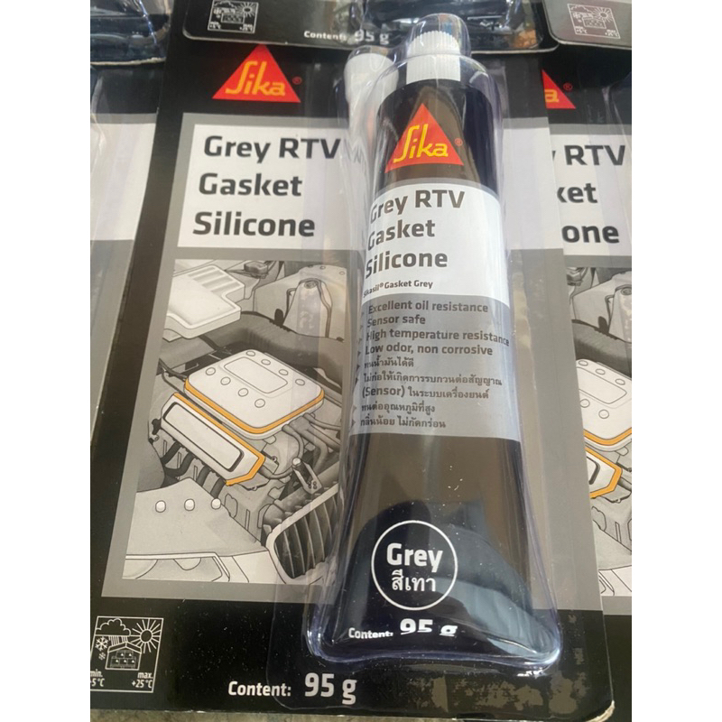 🔥พร้อมส่ง🔥 SikasilGasket Grey RTV กาวยาแนวปะเก็น กาวยาแนว ทนความร้อนสูง ทนน้ำมัน ไม่กัดเครื่องยนต์ ถูกสุด!! ของแท้ 100%