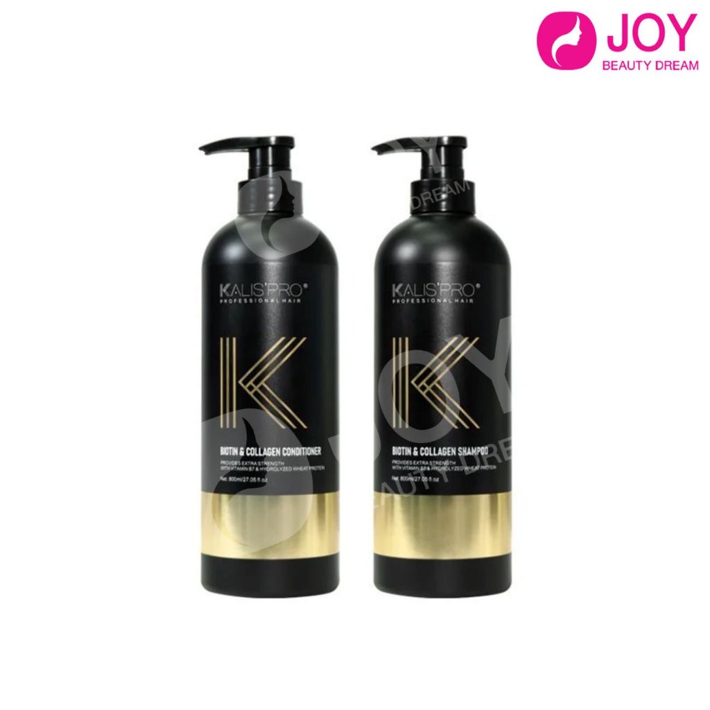 KALISPRO Biotin&Collagen แชมพู/ครีมนวด 800 ml.