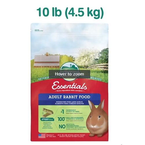 Oxbow อาหารกระต่ายโต Adult Rabbit 10 ปอนด์ (4.54 กก.)