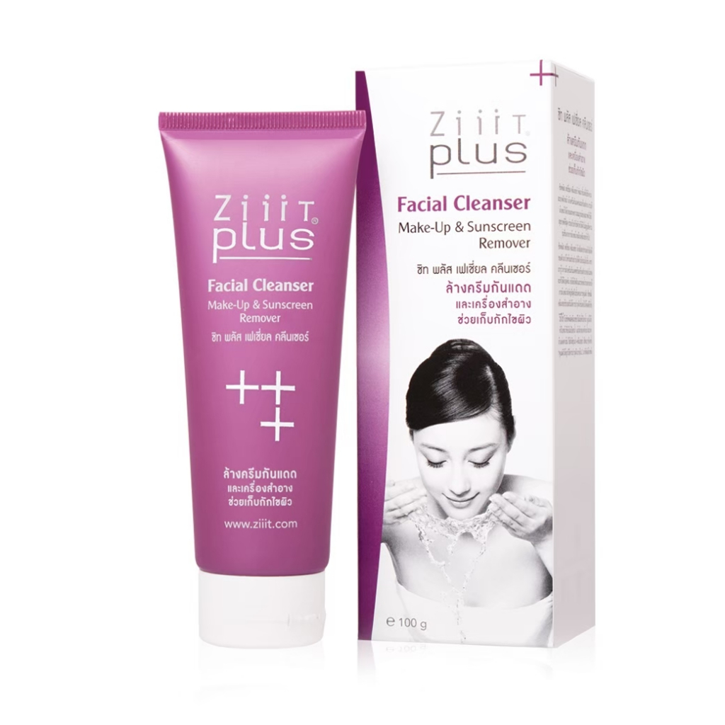 ZIIIT PLus Facial Cleanser 100 g. ซิทพลัส เฟเซียล คลีนเซอร์ น้ำนมล้างเครื่องสำอางและกันแดด ใช้ได้ทุกสภาพผิว — صورة 2