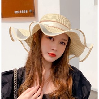 หมวกสาน Faros (B90) หมวกบัคเก็ตกันแดด แฟชั่นสำหรับผู้หญิง