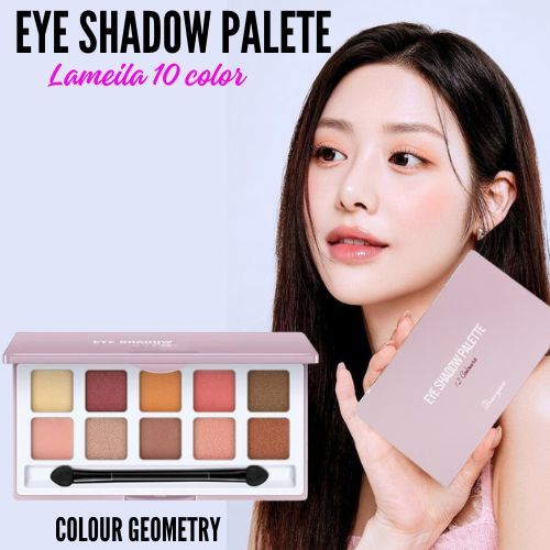 lameila Ten Color Eyeshadow Palette No.3585 อายแชโดว์ พาเลท 10 ช่อง ที่มาพร้อมแปรงแต่งหน้า
