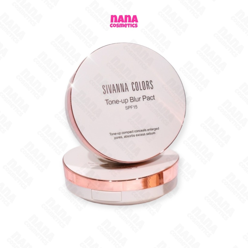 HF636 ซีเวนน่า คัลเลอร์ส โทน-อัพ เบลอ แพค แป้งพัฟซับมัน Sivanna Colors Tone-Up Blur Pact SPF15