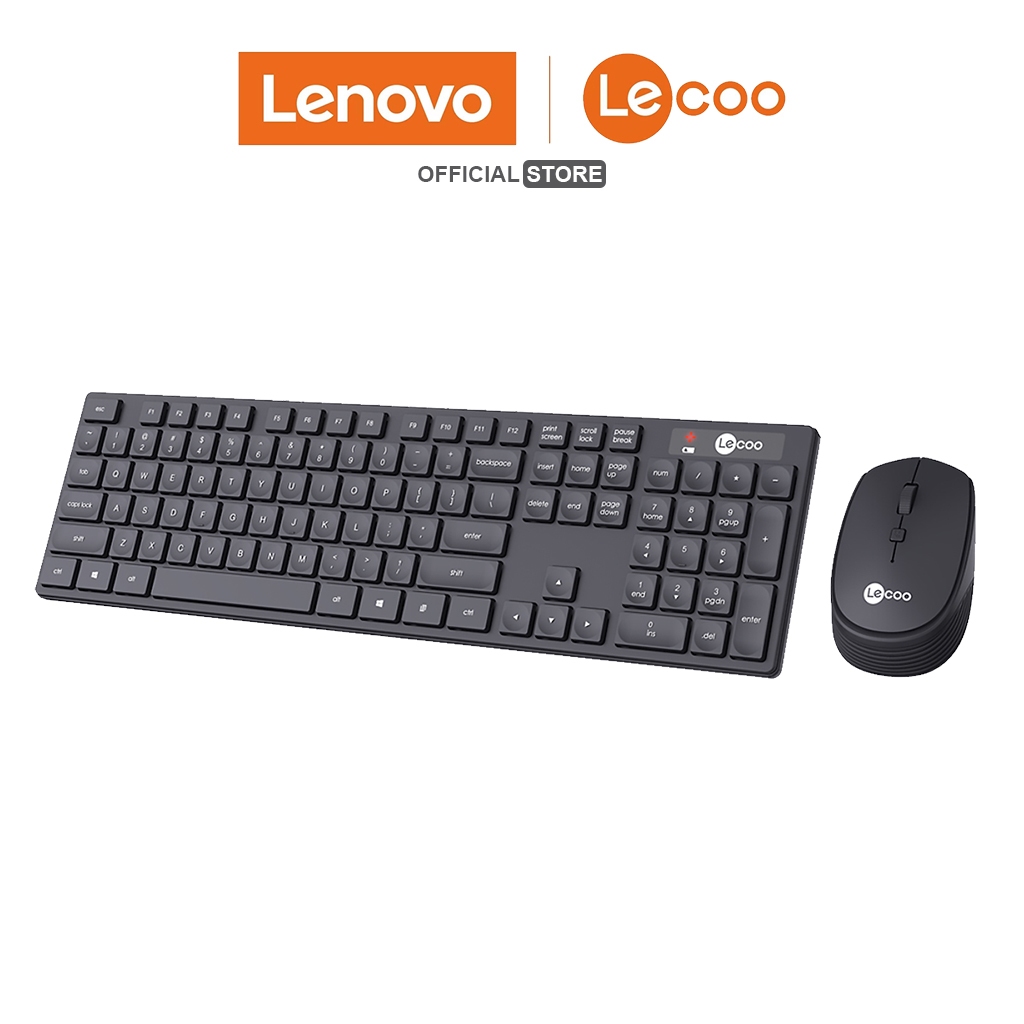 LECOO KM2001 Wireless Keyboard & Mouse คีย์ไทยรับประกัน 1 ปี