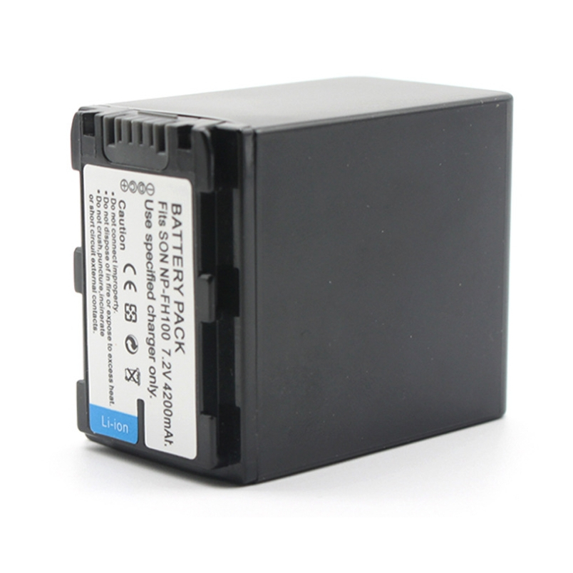 Sony 4200mah NP-FH100 NPFH100 แบตเตอรี่สำหรับ DCR-SX40 SX40R SX41 HDR-CX105 FH90 FH70 FH60 FH40 FH30 FP50 SR42E SR45E CX
