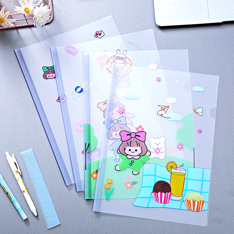 ปกแฟ้มรายงาน พร้อมสัน ลายน่ารัก ปกรายงาน เข้าเล่ม แฟ้มสันรูด A4 โชว์เอกสาร พร้อมส่งในไทย