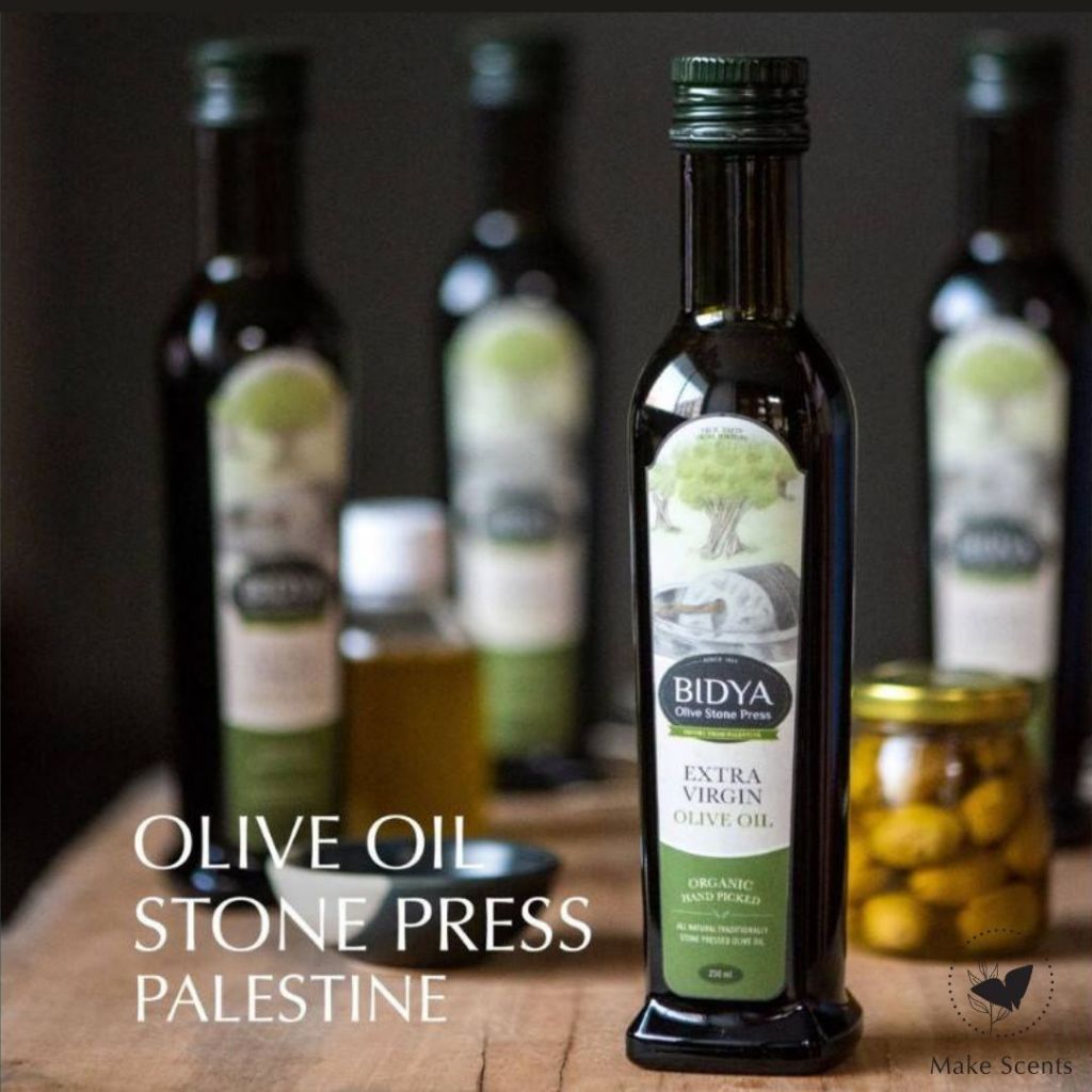 (BIDYA)น้ำมันมะกอกสกัดเย็น บิดเยีย แท้ 100% Olive Oil Extra Virgin Stone Press Palestine Pure 100%