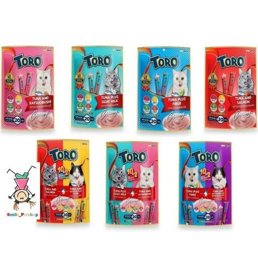 New!!Toro Toro (โทโร่ โทโร่) ขนมแมวเลีย แพ็คสุดคุ้ม (15g.x20ซอง)