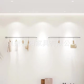 พร้อมส่ง ราวสแตนเลสติดผนัง ราวแขวนติดผนัง มี4ขนาด