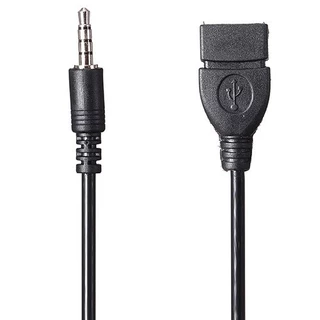 3 . 5 มม. Male Audio Aux - In - Track To Usb 2 . 0 Type A Female Otg C 26 อะแดปเตอร์เชื่อมต่อสายเคเบิ้ล สินค้าไม่รับคืน
