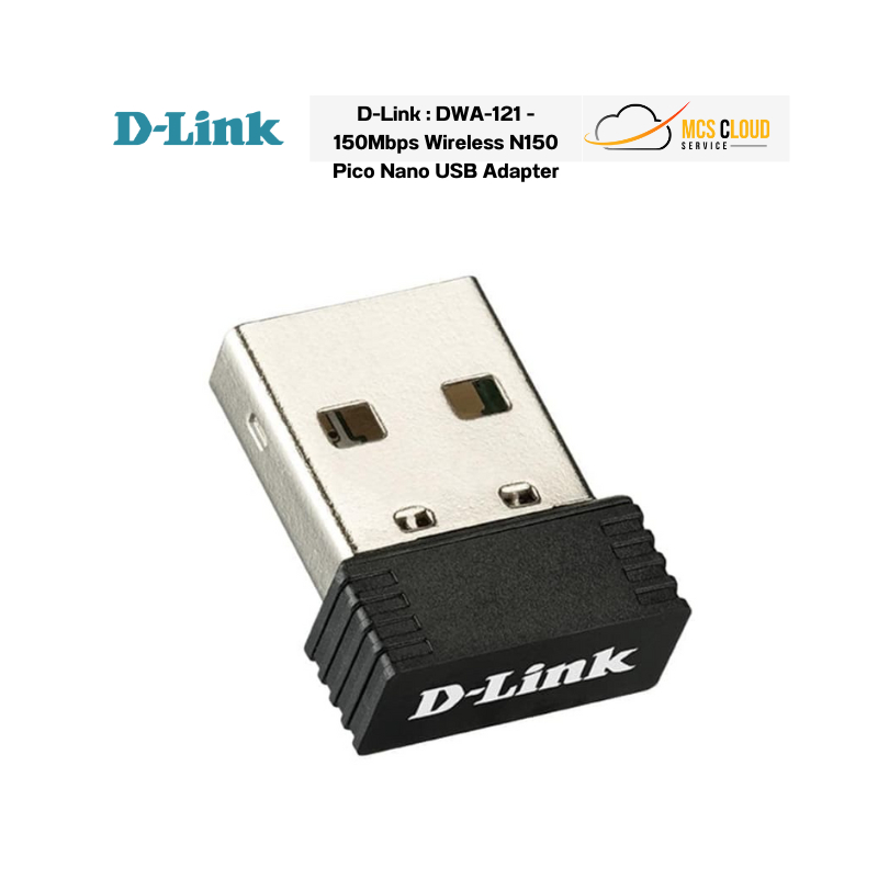 D-Link : DWA-121 - 150Mbps Wireless N150 Pico Nano USB Adapter