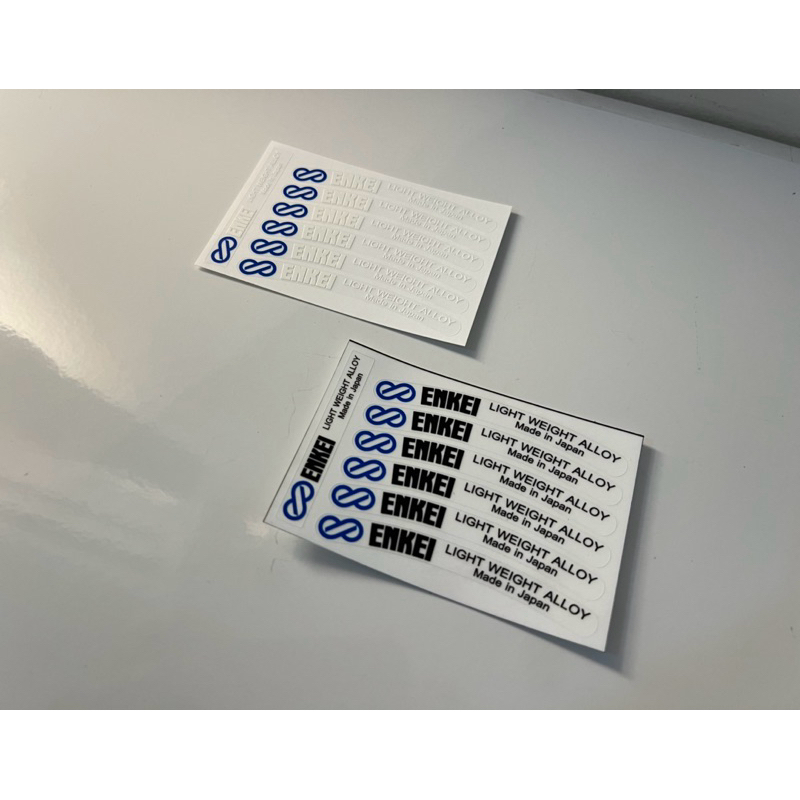 Sticker enkei alloy ติดล้อ ใส่แล้วตรงรุ่น ดูแพงขึ้น 2 สี