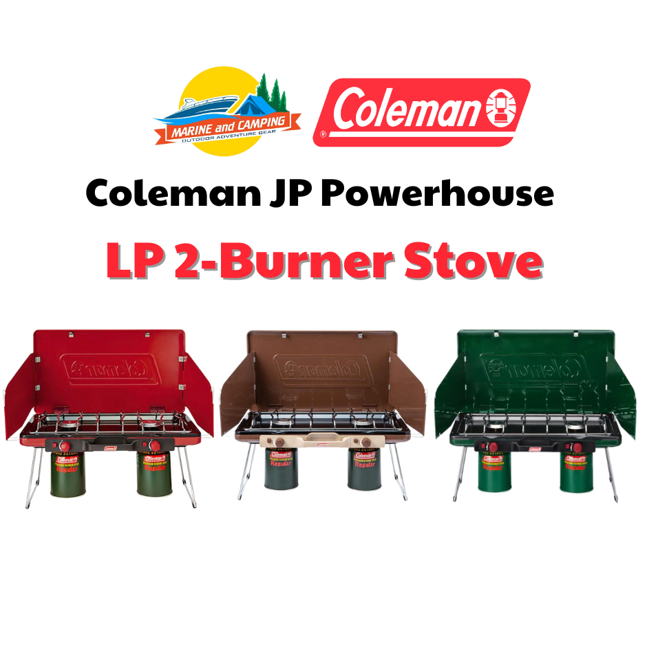 Coleman JP Powerhouse LP 2-Burner Stove เตาแก๊ส 2 หัว