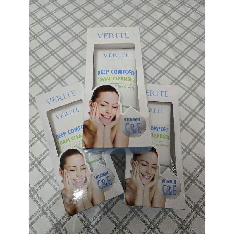 verite deep comfort foam cleanser ของแท้100% ใหม่