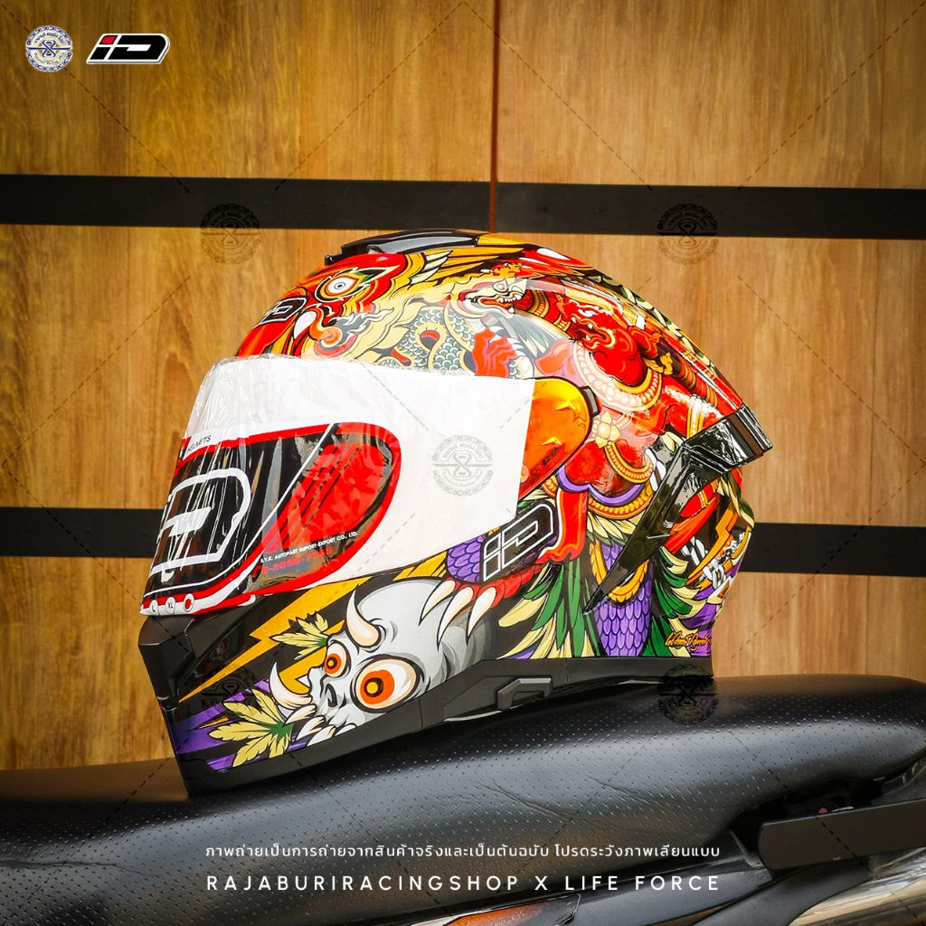 หมวกกันน็อค ID รุ่น ZRO / FRT PRO  มี 2 รุ่นหมวก ทรงสปอร์ต มีให้เลือก หลายสี มาพร้อมฟังชั่น ครบครัน