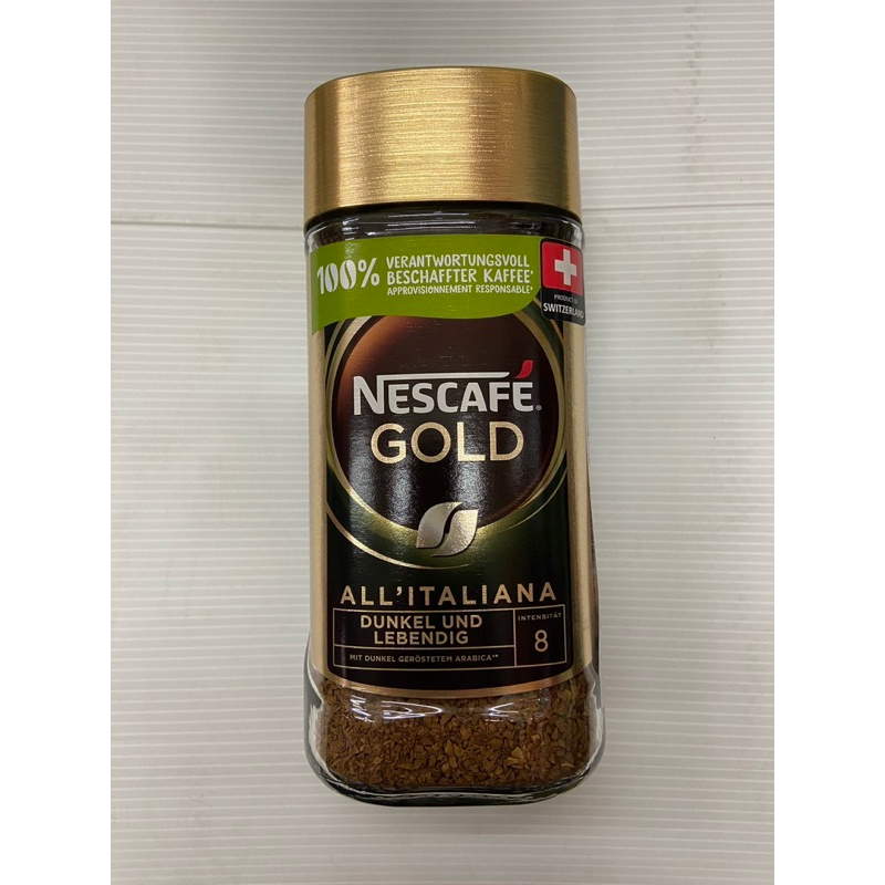Nescafe Gold All Italiana 200g ขวดแบบใหม่ exp 8/2026