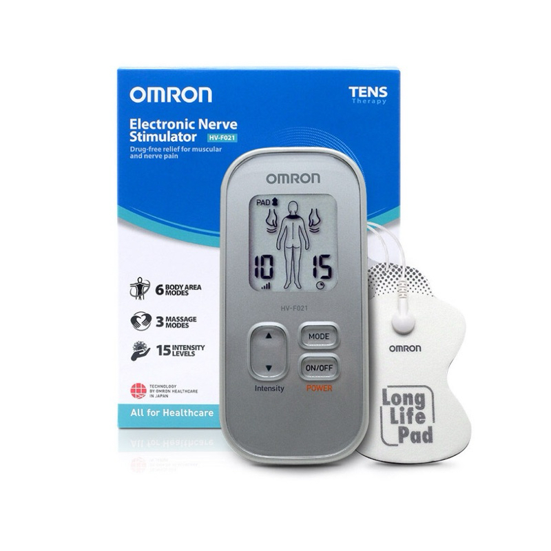 OMRON Electronic Nerve Stimulator HV-F021 เครื่องนวดไฟฟ้าออมรอน รุ่น HV-F021 รับประกัน 2 ปี