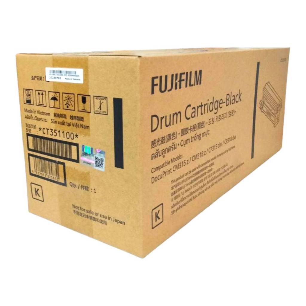 Drum Fuji Xerox CM315z แท้ 4 สี YMCBK  รุ่น CT351100-CT351103 For Fuji Xerox DocuPrint CP315dw/CM315