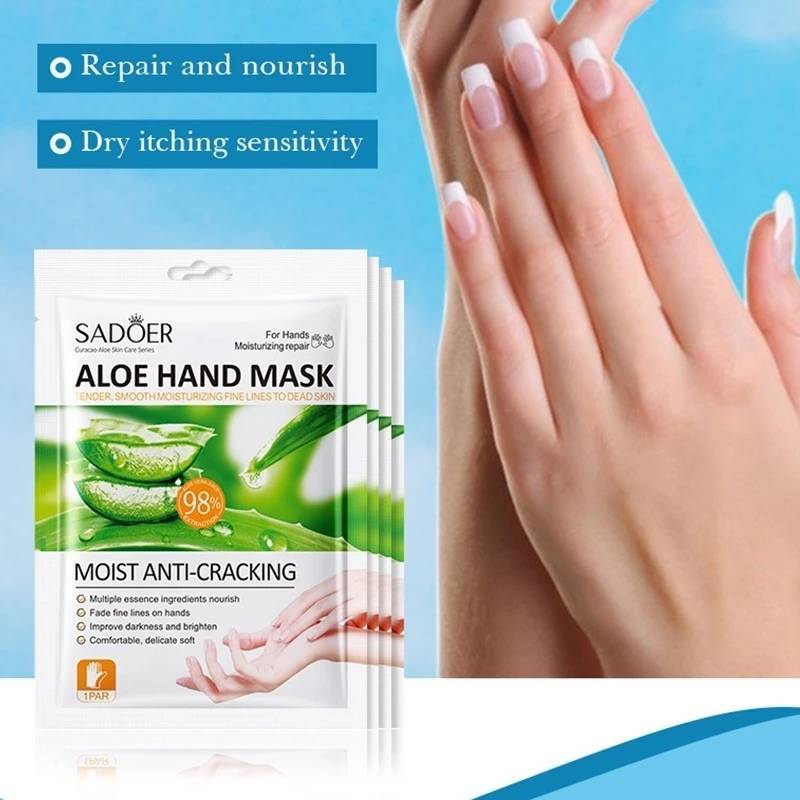 SADOER มาส์กมือ ( ว่านหางจะเข้  )