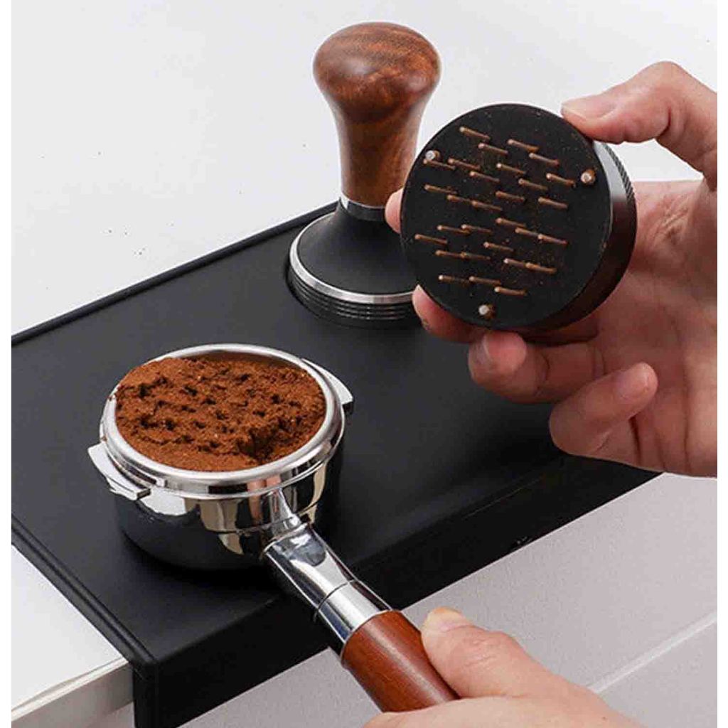 ☕ Coffee Needle Tamper แทมเปอร์เข็ม เกลี่ยผงกาแฟ Wdt เครื่องมือคนเอสเปรสโซ่ 51 มม.58 มม  แทมเปอร์เข็ม เกลี่ยผงกาแฟ - รูปที่ 2