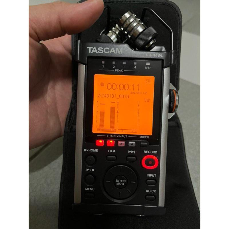 เครื่องบันทึกเสียง tascam dr44wl มือสอง สภาพใหม่ อัดเสียงชัด