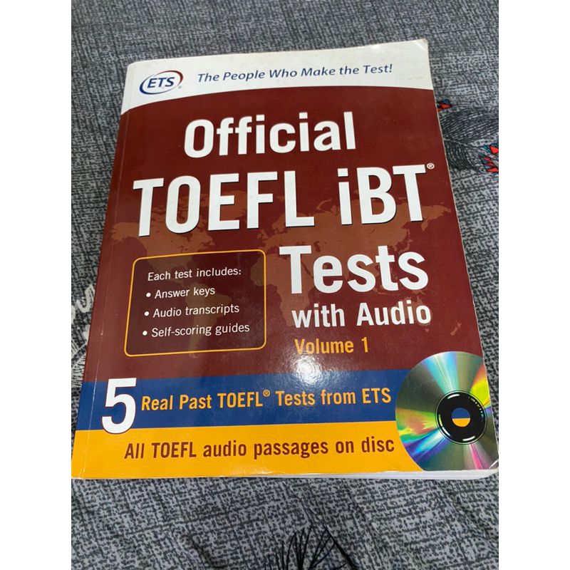 ส่งฟรี! (ETS) Official Toefl iBT มือ 2 ไม่มี CD