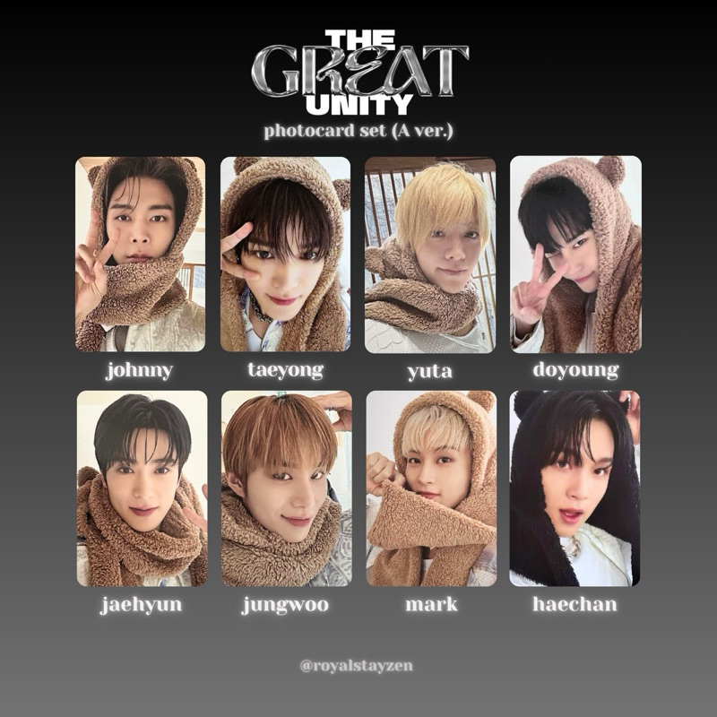 พร้อมส่ง The great unity photocard set nct127