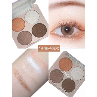 NO.5273 พาเลตต์คอนทัวร์4สี โทนน้ำตาล เกาหลีสุด ไฮไลท์ก็ฉ่ำเล่นแสงดีมาก