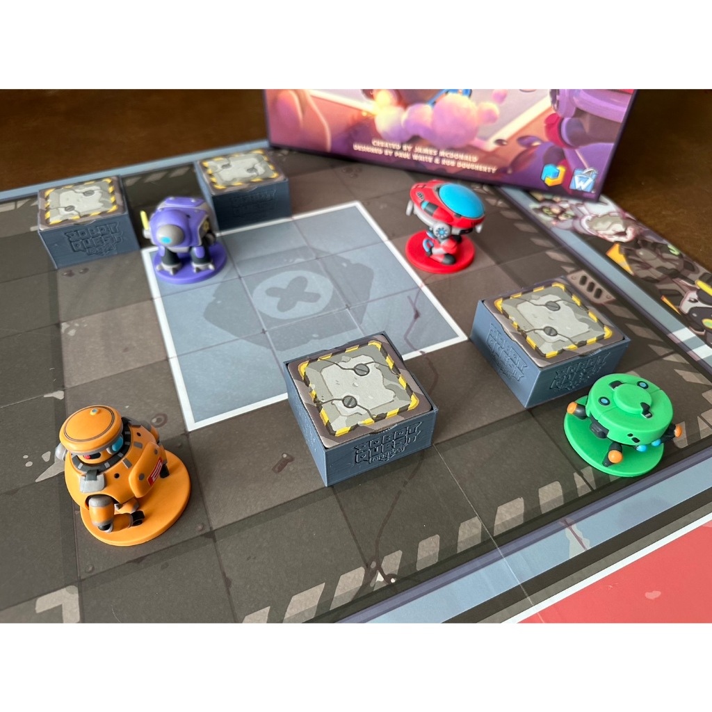 [Plastic] Robot Quest Arena Board Game: 3D Barrier Block