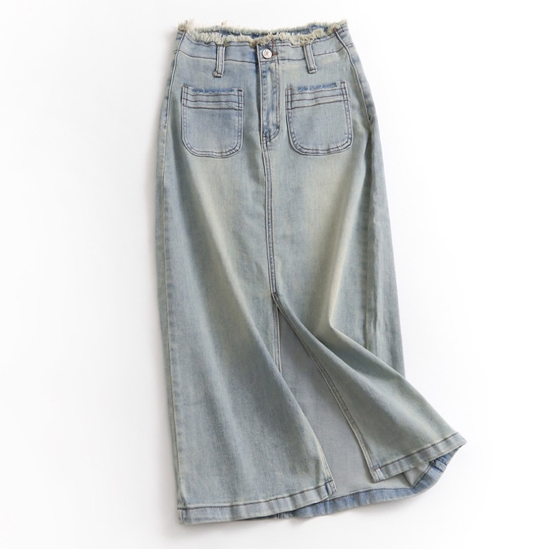 PICHA_BRAND : NEW HIGH WAIST DENIM JEANS SKIRT