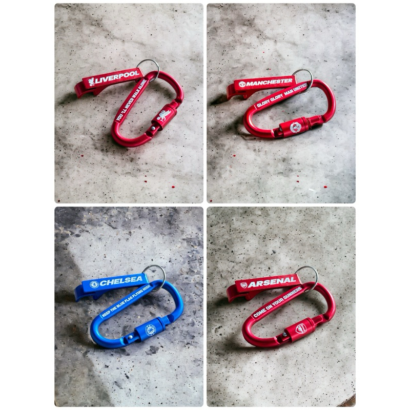 พวงกุญแจ ที่เปิดขวด liverpool/ man utd /arsenal/chelsea
