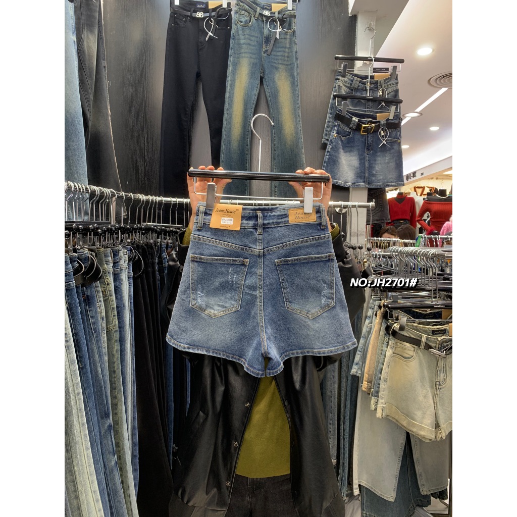 JH2701# กางเกงยีนส์ขาสั้น
