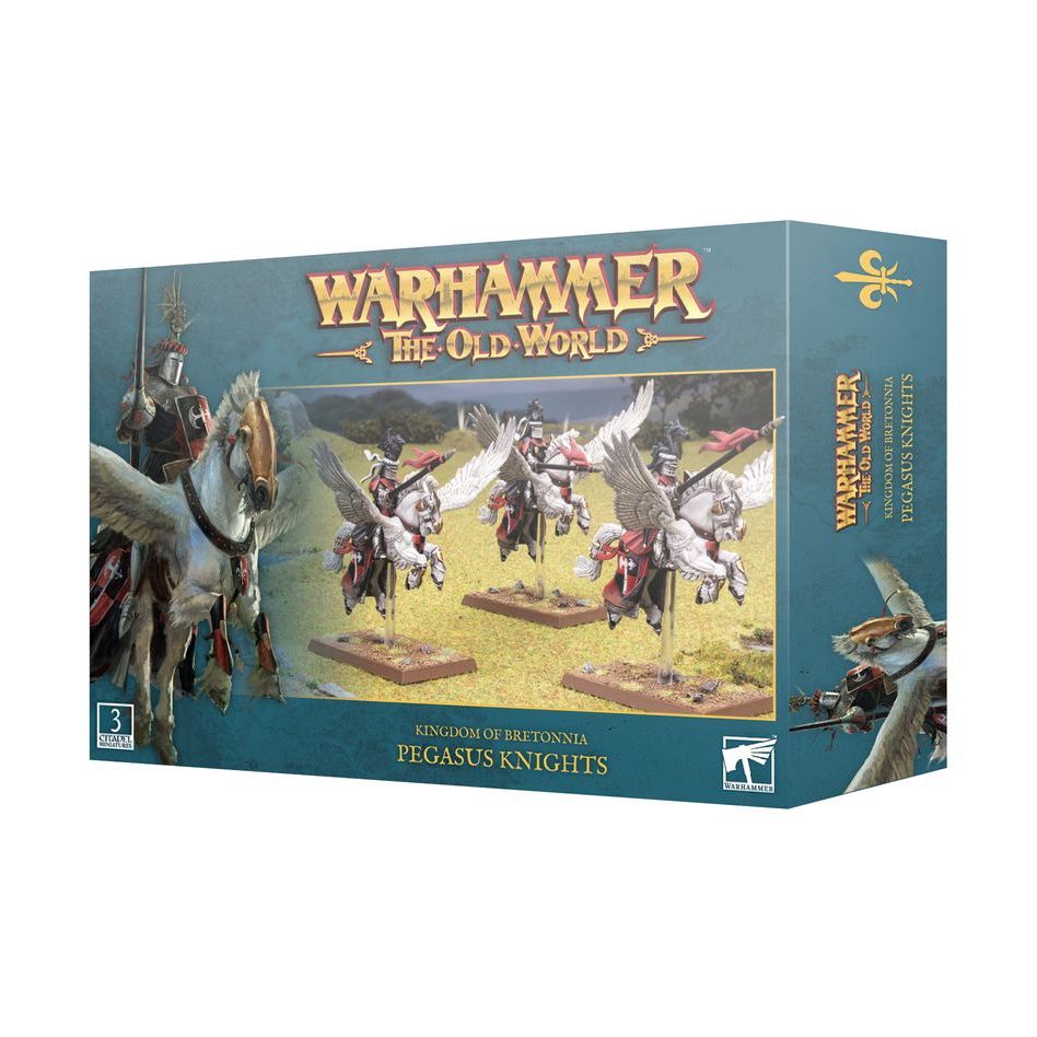 (GW พร้อมส่ง) WARHAMMER THE OLD WORLD: KINGDOM OF BRETONNIA PEGASUS KNIGHTS ของสะสมหายากชุดโมเดลแฟนต