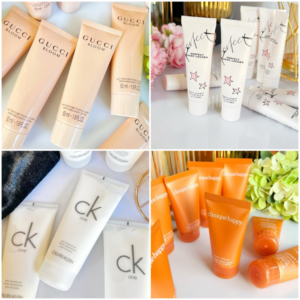 รวมโลชั่นน้ำหอมกลิ่นสุดฮิต Si Passione My Way Gucci Bloom Libre Burberry Goddess Clinique Perfume Body Lotion