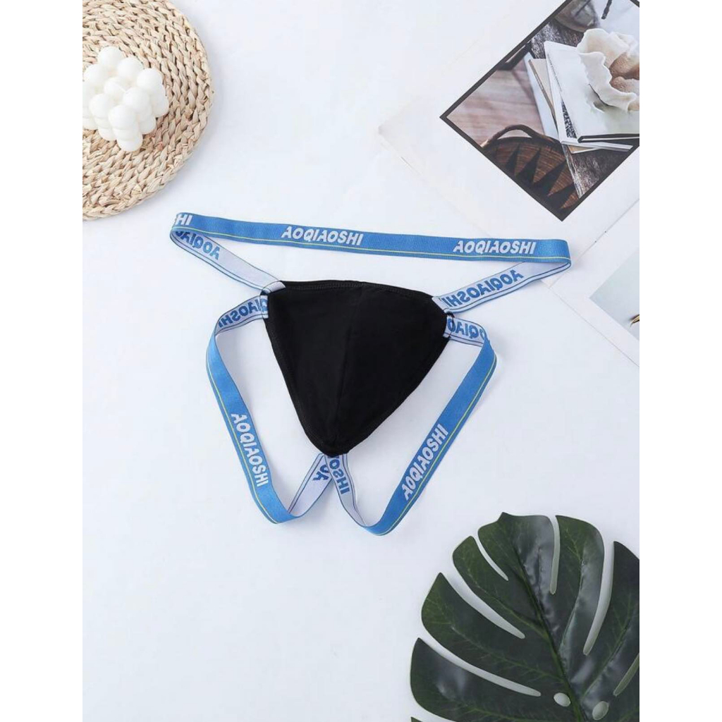 NuboyShop🔥พร้อมส่ง🔥 งานป้าย กางเกงชั้นในชาย จีสตริง G-string Sexy ผ้านิ่ม ระบายอากาศได้ดี เอวต่ำ กราฟฟิค ตัวอักษร