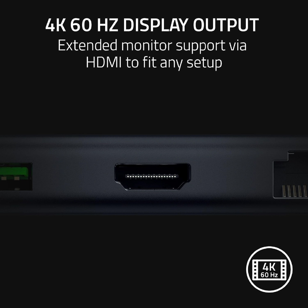 Razer USB C Dock - 11-in-1 Multiport Adapter อุปกรณ์เพิ่มช่อง USB