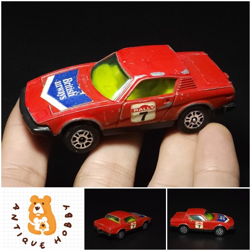👑โมเดลรถเก่าของเล่นเก่า 1/64 รถสะสมโบราณยุค60s-80s มือสอง:CORGI TRIUMPH TR7 👑