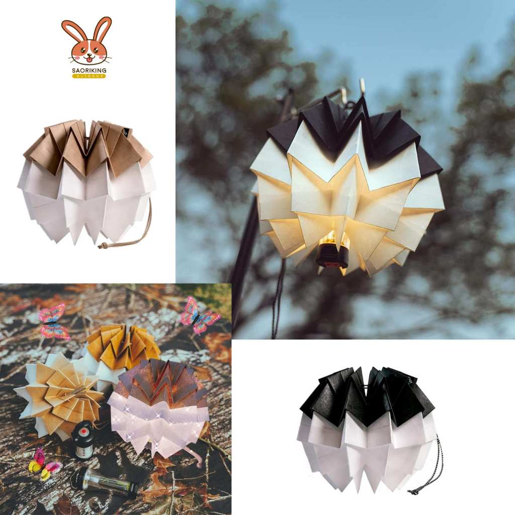 (พร้อมส่ง) Lamp Shade ACME-6 Goal Zero Light Origami Cover โป๊ะโคมกระดาษทรงกลม จาก ญี่ปุ่น