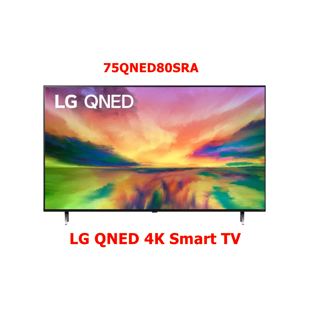🔥 🔥LG QNED 4K Smart TV 75 นิ้ว รุ่น 75QNED80SRA |Quantum Dot NanoCell l α7 AI Processor 4K Gen6 l LG ThinQ AI✅✅ 💯💯