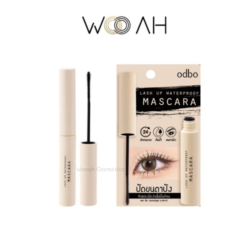 ODBO Lash Up Waterproof Mascara 4.5g โอดีบีโอ มาสคาร่าขนตา หัวแปรงสลิม OD9007