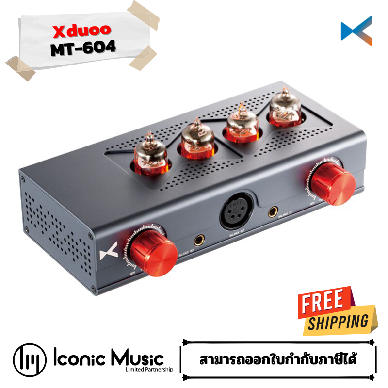 xDuoo MT-604 แอมป์หูฟัง 4 หลอด (ใช้หลอด 6J1 ) มี Balanced XLR และ 4.4 เสียงดี ของแท้ ประกันศูนย์ไทย 